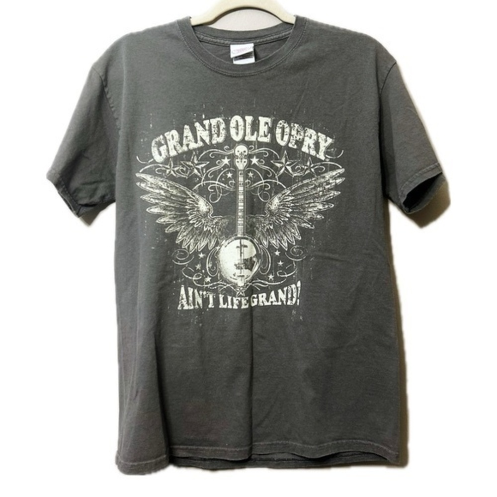 Grand Ole Opry Nashville Tennessee Tshirt In Charcoal Gray